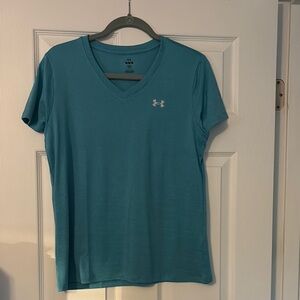 Under Armour Blue Fitted Short Sleeve Tee